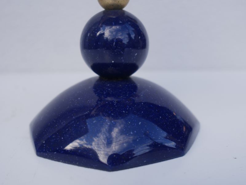 天然石の象嵌地球儀 高さ24cm 螺鈿 ラピスラズリ – smileantiques