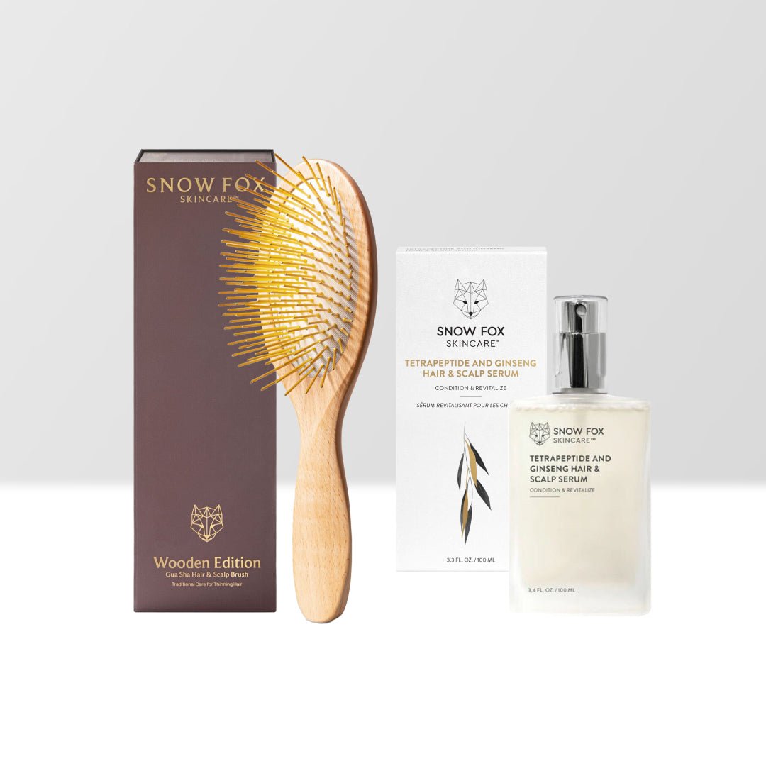 プレミアム FOXカッサ ウッド ヘアブラシ｜ SNOW FOX SKINCARE スノー