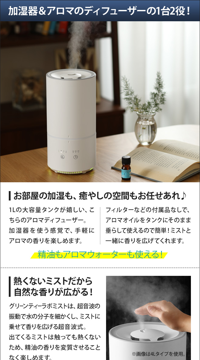 グリーンティーラボ アロマディフューザー 1L | セレクトショップ