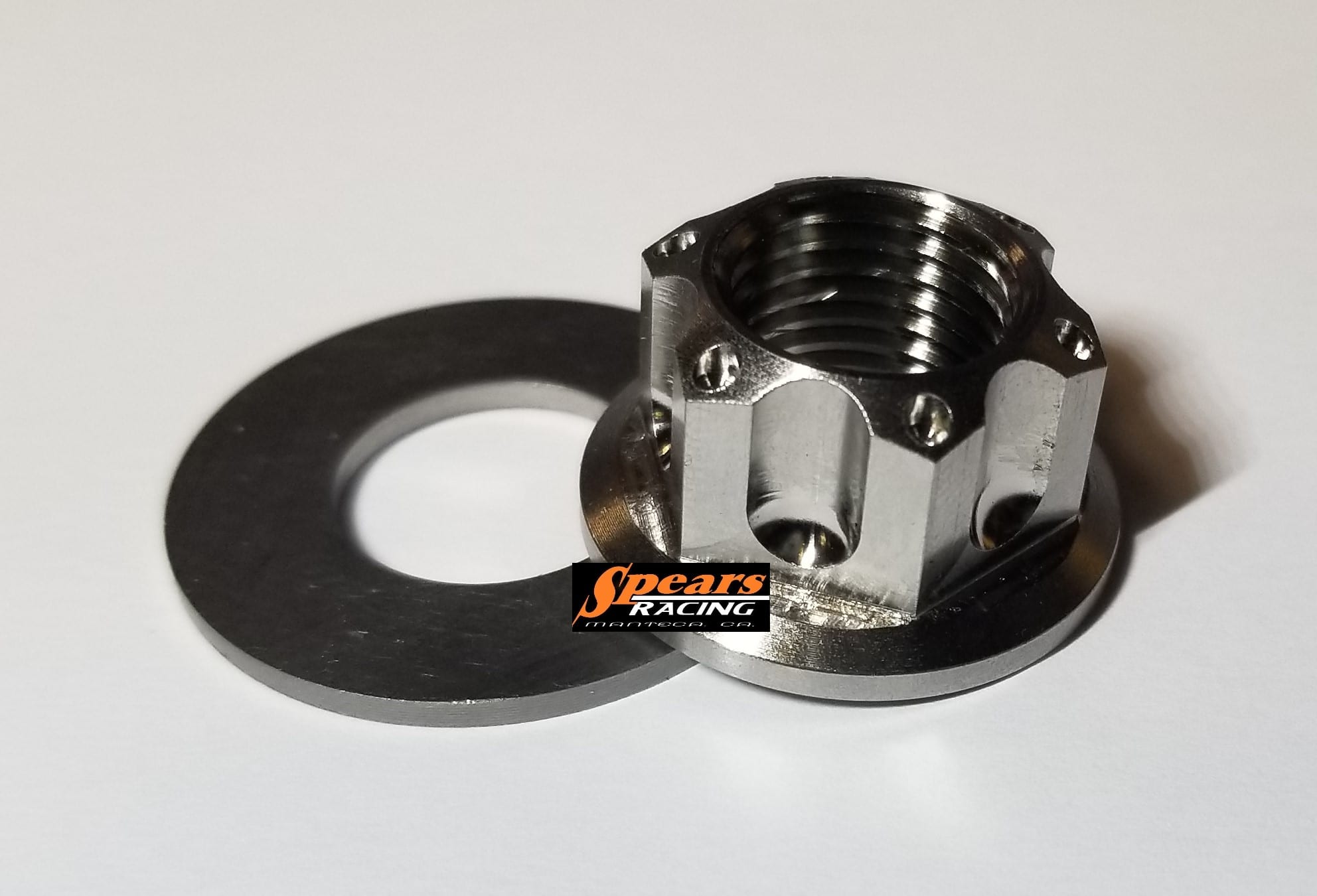 Ninja 400 Titanium Front/Rear Axle Nut Kit Spears Racing