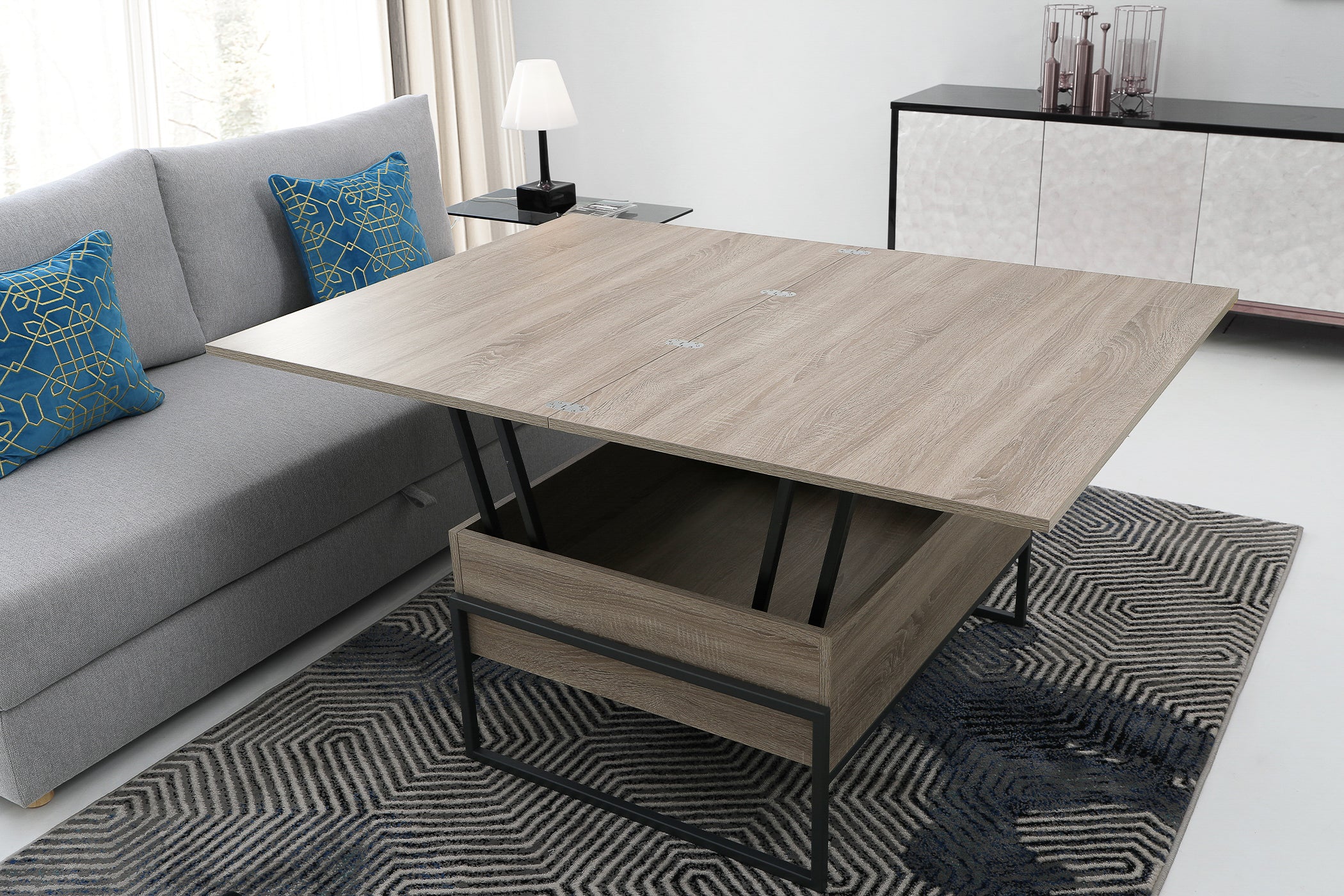 Apollo: Coffee Table Converts to Dining Table – Spaze