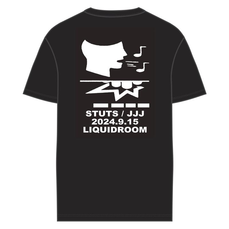 STUTS×JJJ T-SHIRTS BLACK | JJJ（JJJ） | SPACE SHOWER STORE