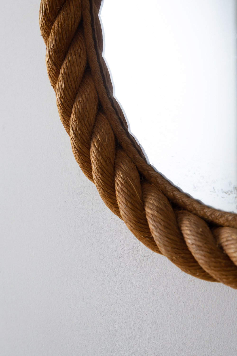 stoop | Round Mirror in Rope by Audoux & Minet