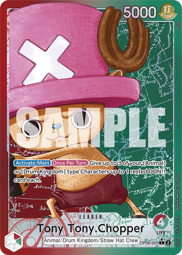 Tony Tony.Chopper [Alternate Art] OP08-001 Prices | One Piece Two