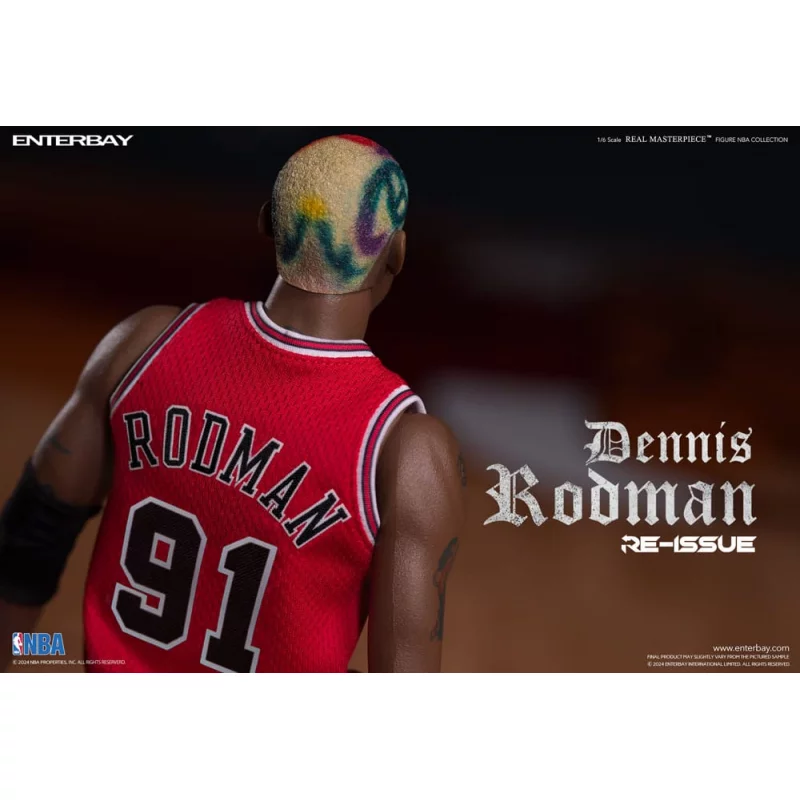 NBA Collection Collectible Action Figure 1/6 Dennis Rodman Limited