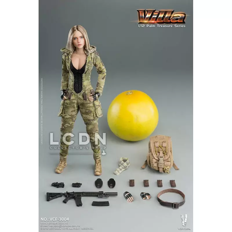 VERYCOOL 1/12 Palm Treasure Series MC Camouflage Women Soldier