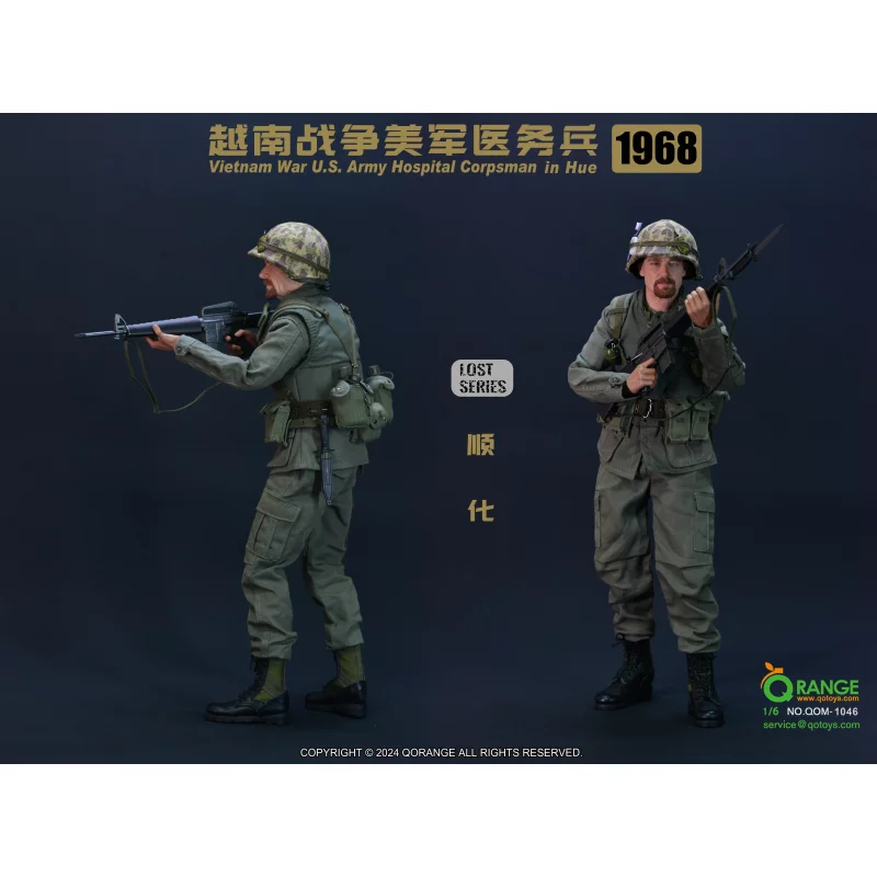 1968 Vietnam War U.S. Army Hospital Corpsman in Hue Collectible