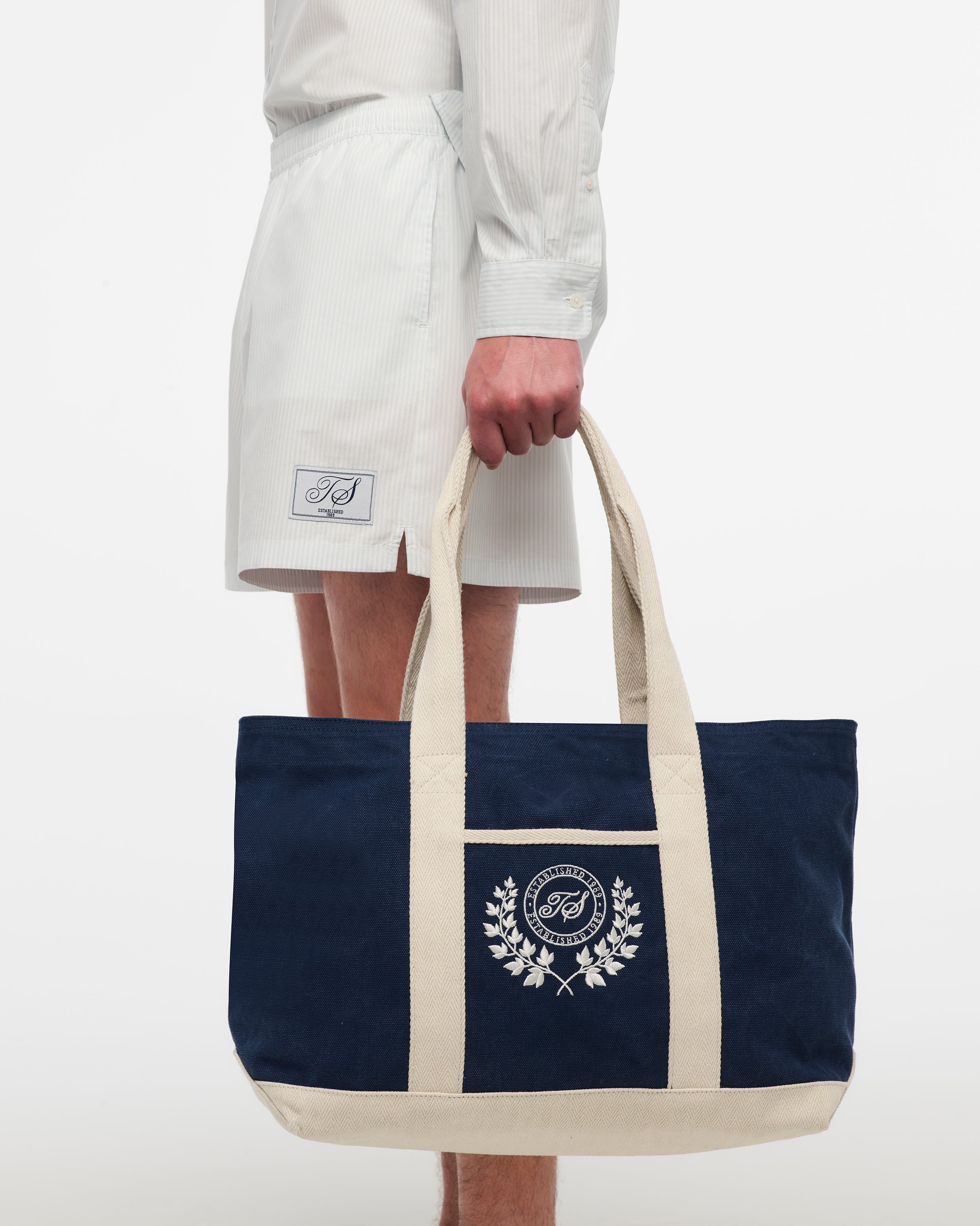 TS Crest Washed Navy Beach Bag – Taylor Swift Official Store