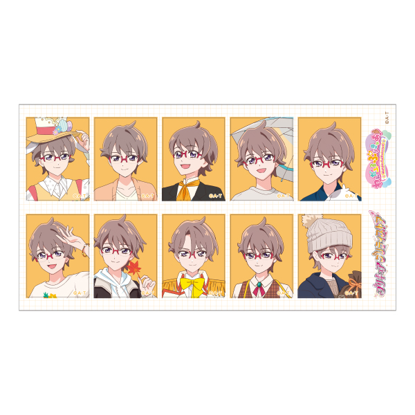 わんだふるぷりきゅあ！】証明写真風デコレーションラベル 兎山悟