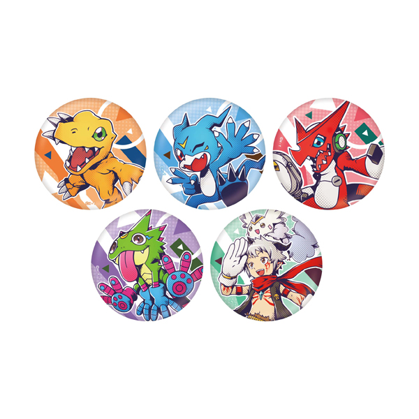 デジモンアドベンチャー】デジモンEXPO2025限定缶バッジ（全5種