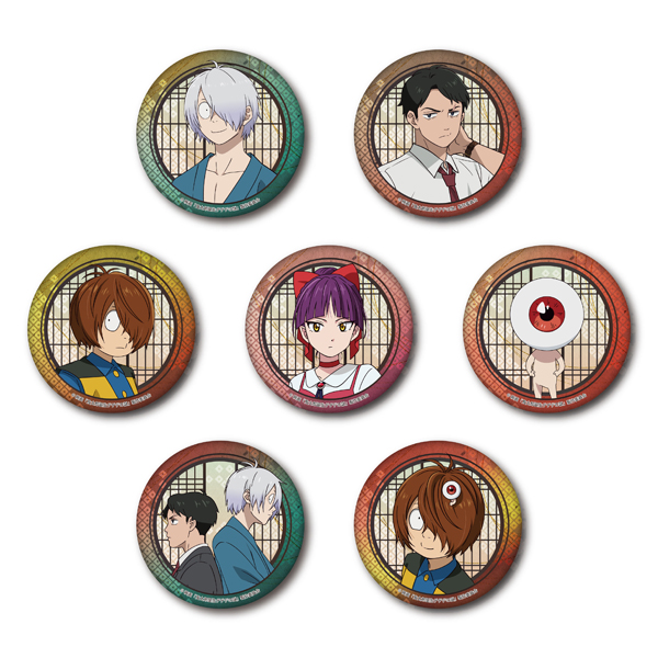 鬼太郎誕生 ゲゲゲの謎】和紙風缶バッジ（全7種ランダム1個）: 雑貨