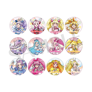 全プリキュア展】缶バッジ（2021～2023）（全14種ランダム1個）: 雑貨