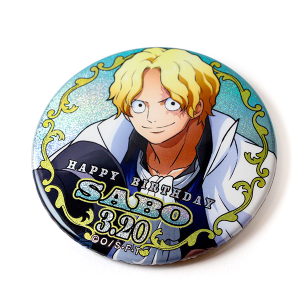 ワンピース】ハッピーバースデーホログラム缶バッジ［4.3 ブルック