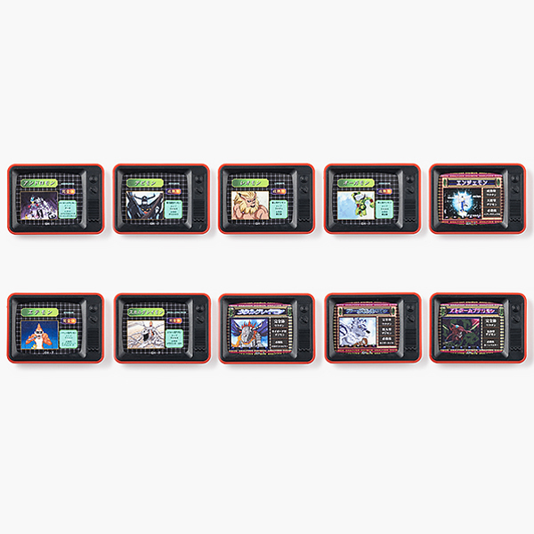 デジモンアドベンチャー】デジモンDATA レトロテレビ風マグネット（全