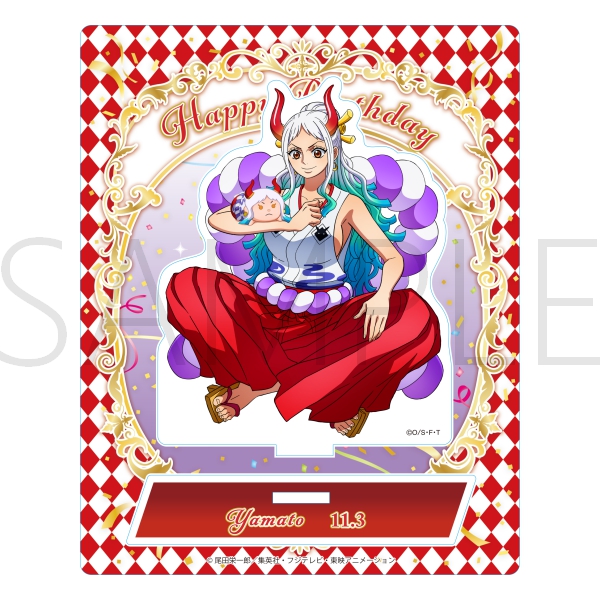 ワンピース】ワンピース バースデーアクリルスタンド[11.3 ヤマト