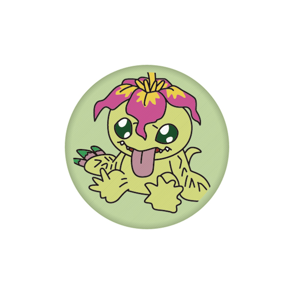 デジモンアドベンチャー】デジモン 刺繍缶バッジ（デジモン） 8種