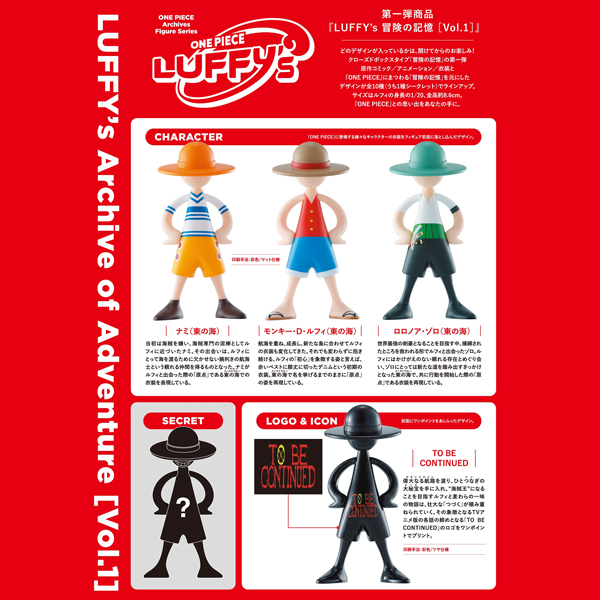 ワンピース】LUFFY's 冒険の記憶 [Vol.1]: ぬいぐるみ・フィギュア