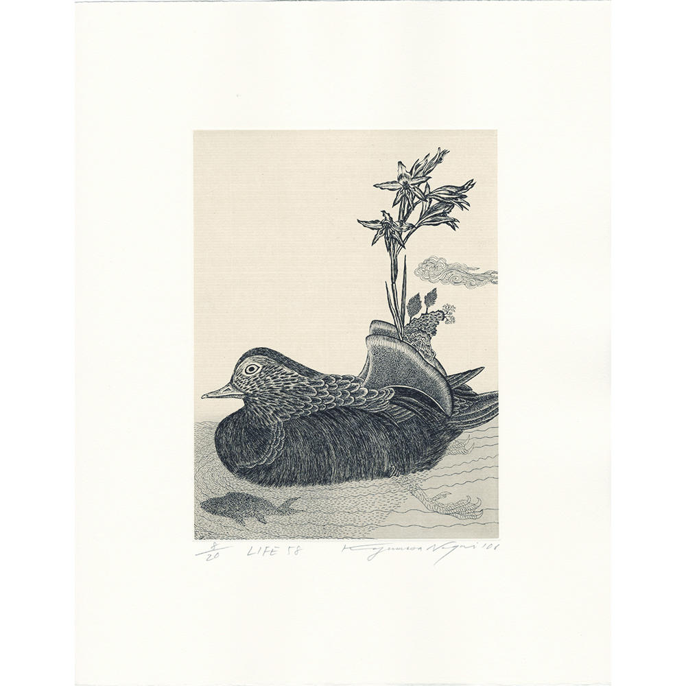 サイン入り】永井一正 銅版画作品 「LIFE 58」 永井一正 -の商品詳細