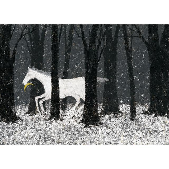 日下明ジークレープリント】Giclee Print『駆け抜けた夜』 木製パネル