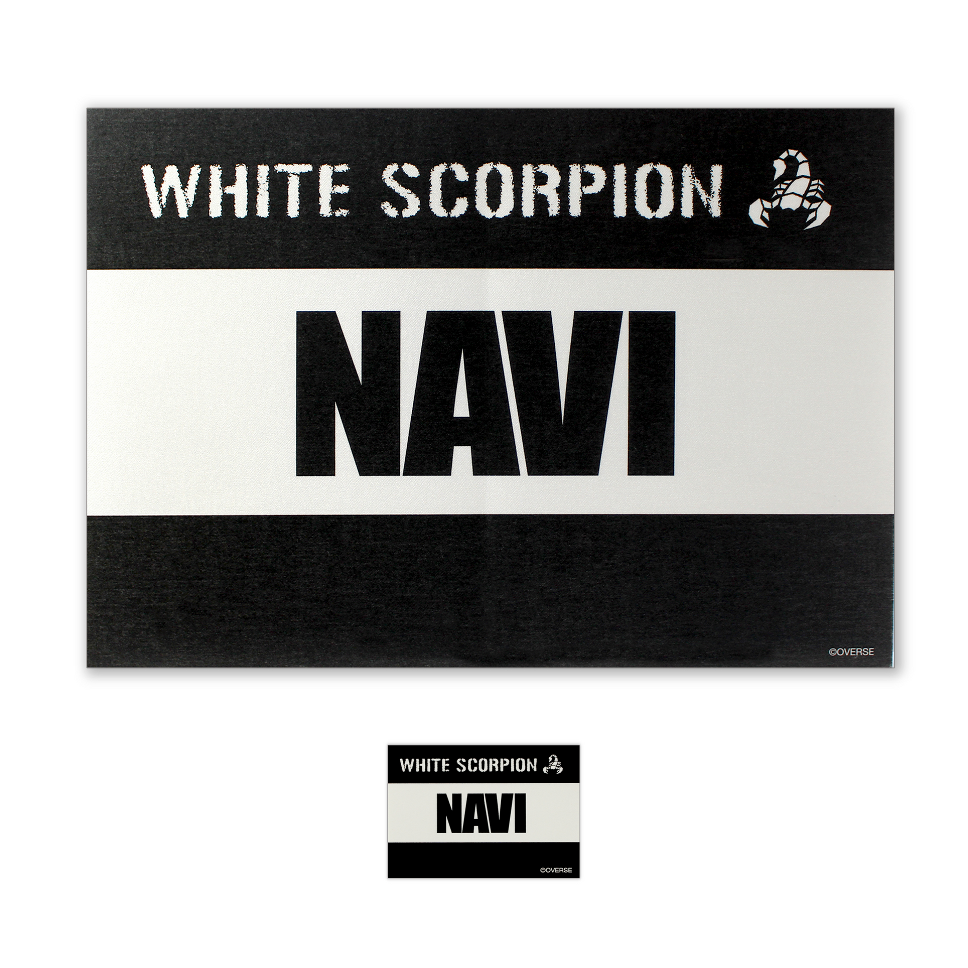 推しゼッケンシール＆フレークシール NAVI – WHITE SCORPION OFFICIAL