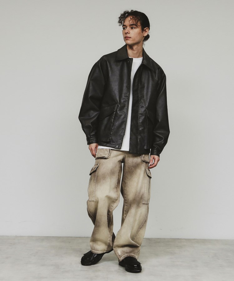 スプレーブリーチデニムカーゴパンツ（その他） | tk.TAKEO KIKUCHI