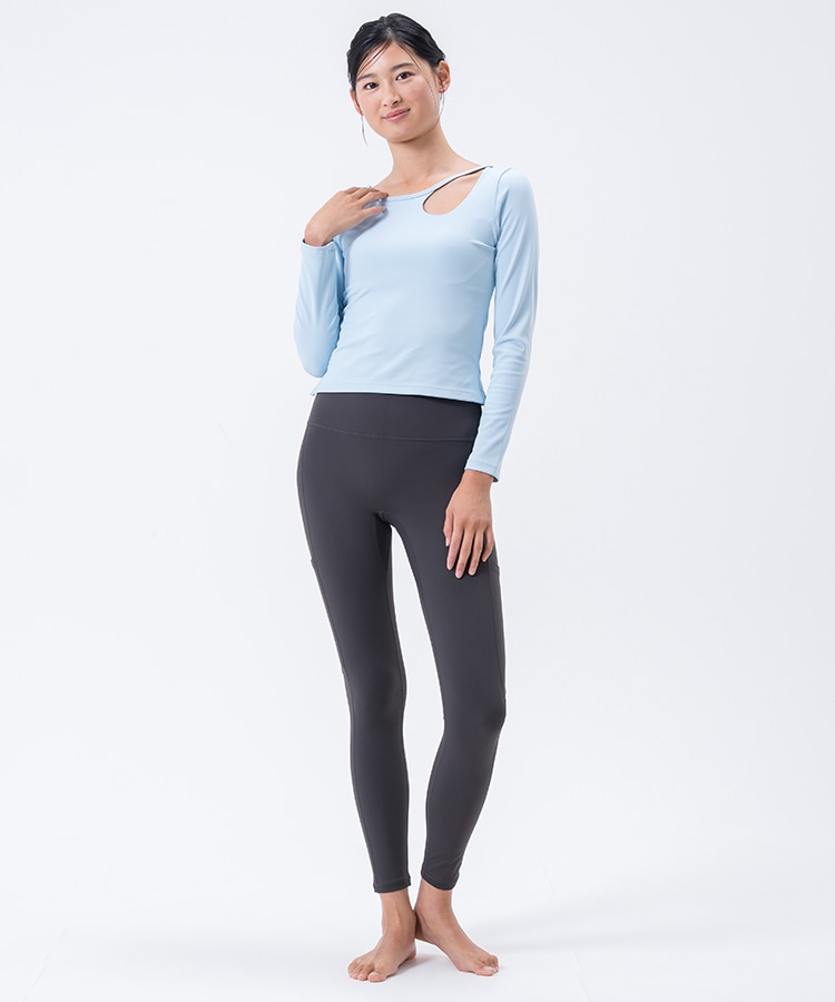 SUKALA】ユーティリティレギンス(S・M・Lサイズ パープル・チャコール