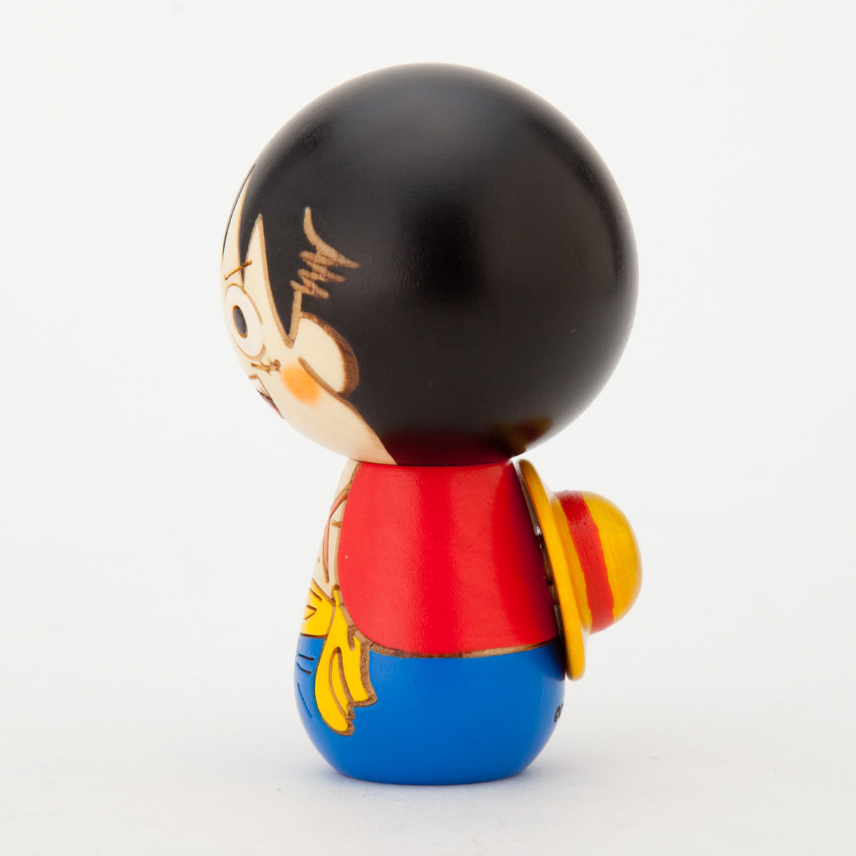 ワンピースこけし [ルフィ] by 卯三郎こけし – ヒキダシストア