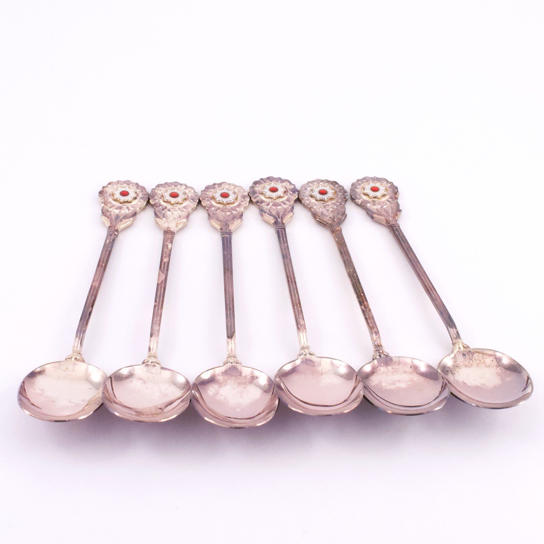 尚美堂 SILVER刻印 シルバー スプーン 6本セット - いずみ洋行の