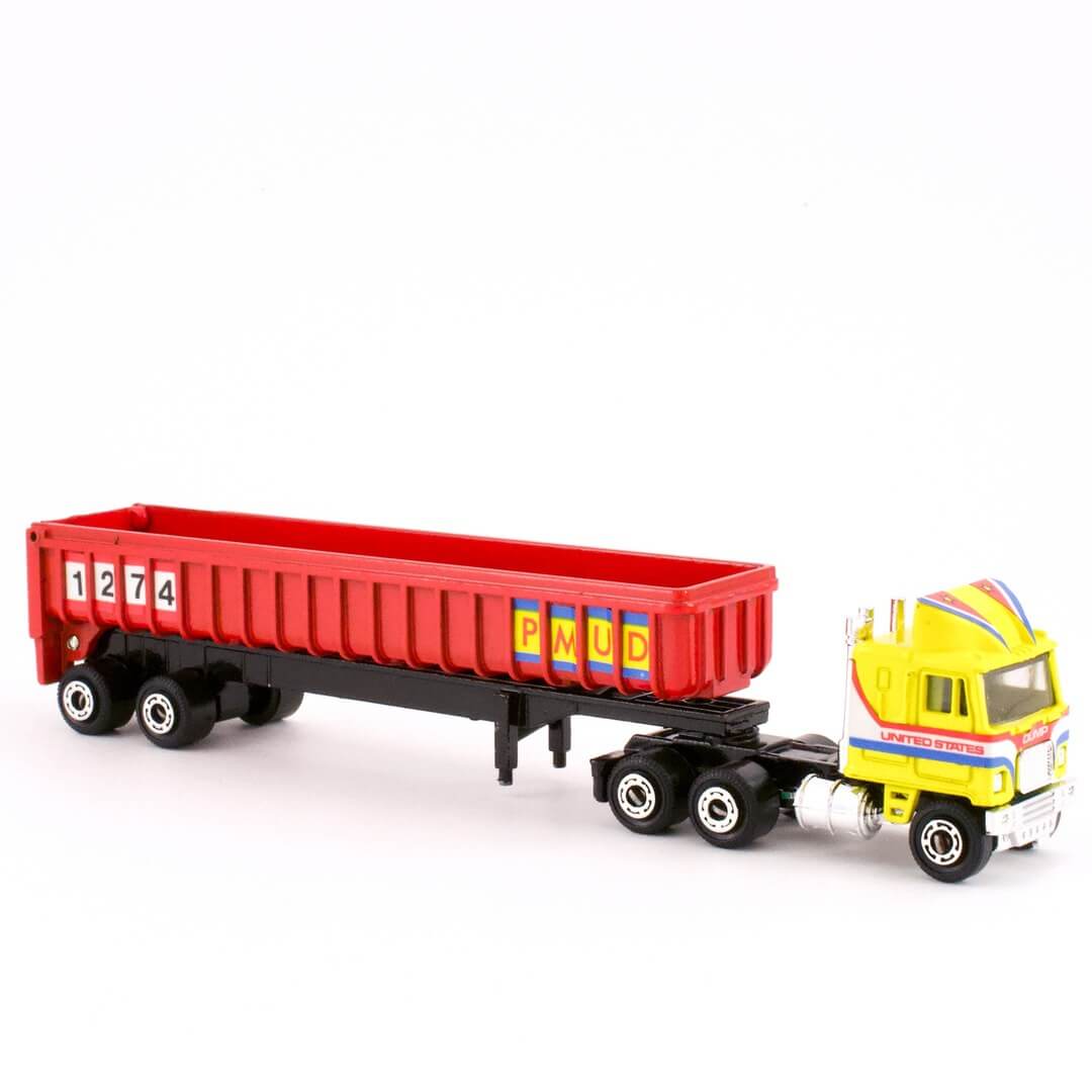 シンセイ ミニトラック軍団 96 GMC ダンプトレーラー 1/128 - いずみ