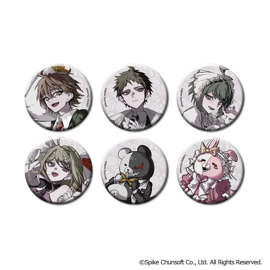 ダンガンロンパシリーズ 15周年記念イラスト トレーディング缶バッジ