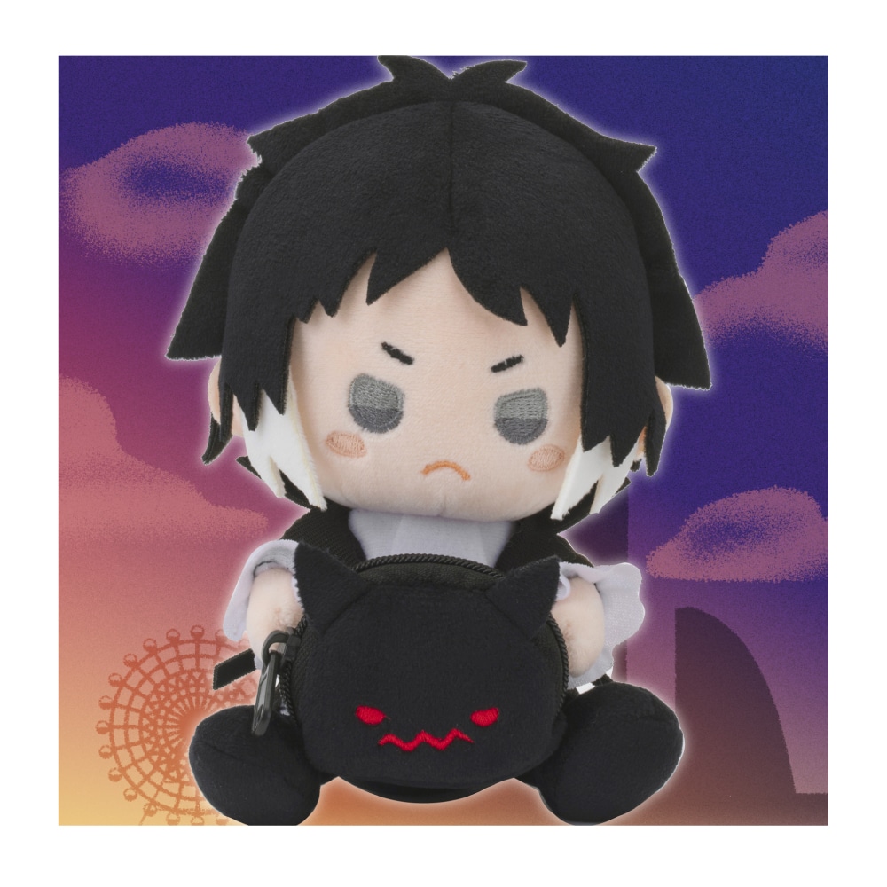 文豪ストレイドッグス ミニポーチ付きぬいぐるみ 芥川龍之介モデル