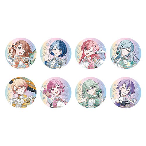 プロジェクトセカイ 5th Anniversary 感謝祭』オーロラ箔押し缶バッジ