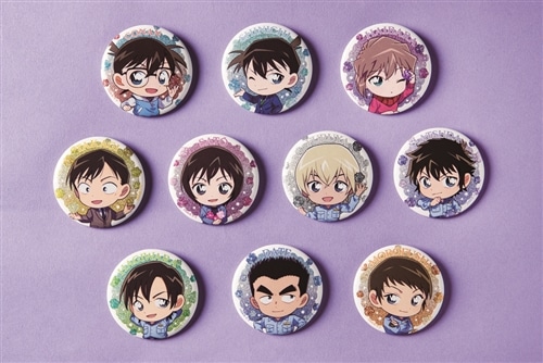 名探偵コナン」キラキラ缶バッジ こんぺいとうver. BOX: その他グッズ