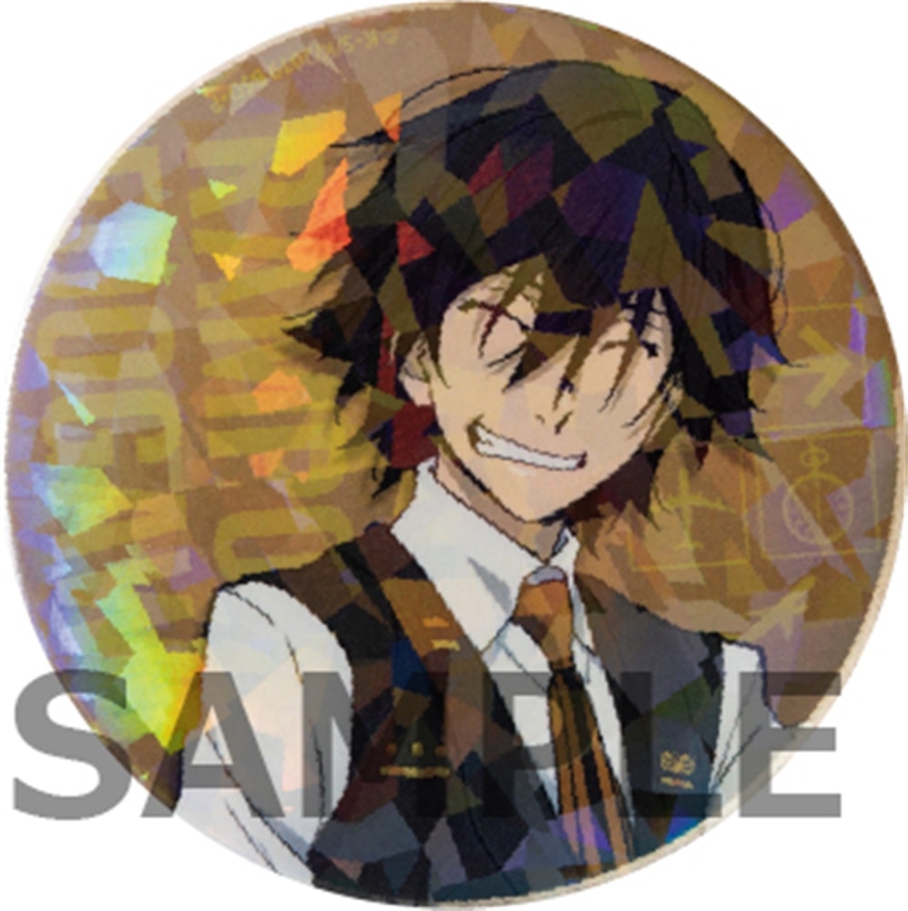 文豪ストレイドッグス ホログラム缶バッジ 江戸川乱歩 ヱアポートver