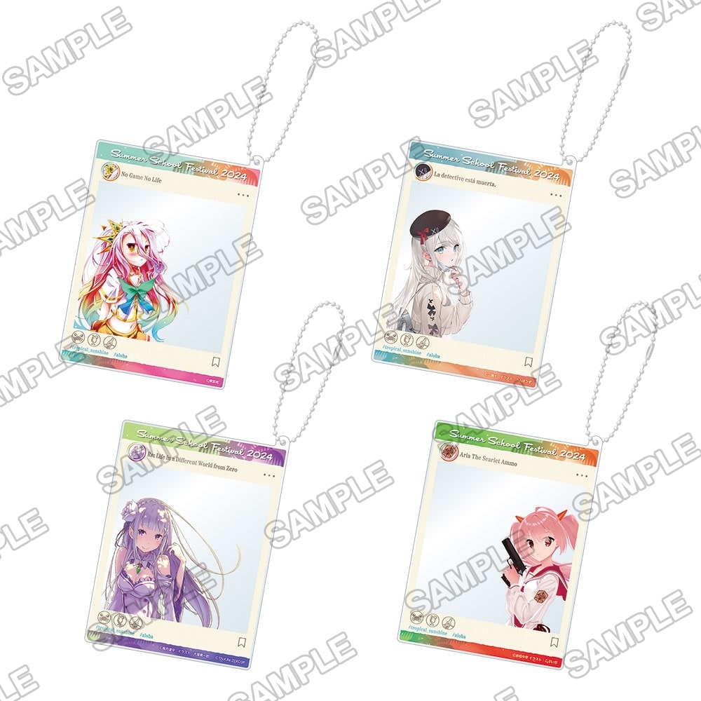 MF文庫J夏の学園祭2024 トレーディングSNS風アクリルクリアカード（16