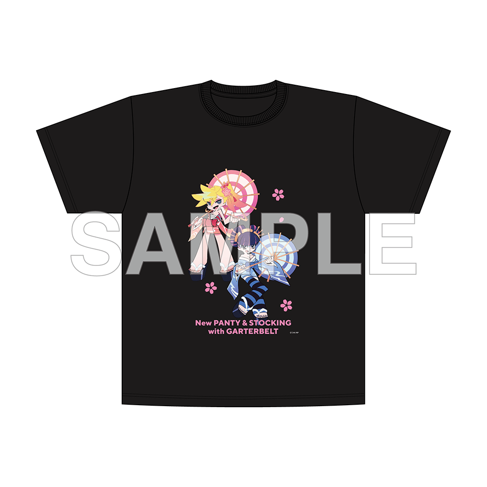 New PANTY ＆ STOCKING with GARTERBELT Tシャツ 和装ver.: グッズ