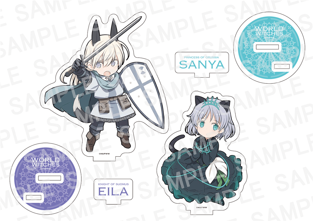 コミケ先行】ワールドウィッチーズC99エイラ&サーニャアクリルスタンド