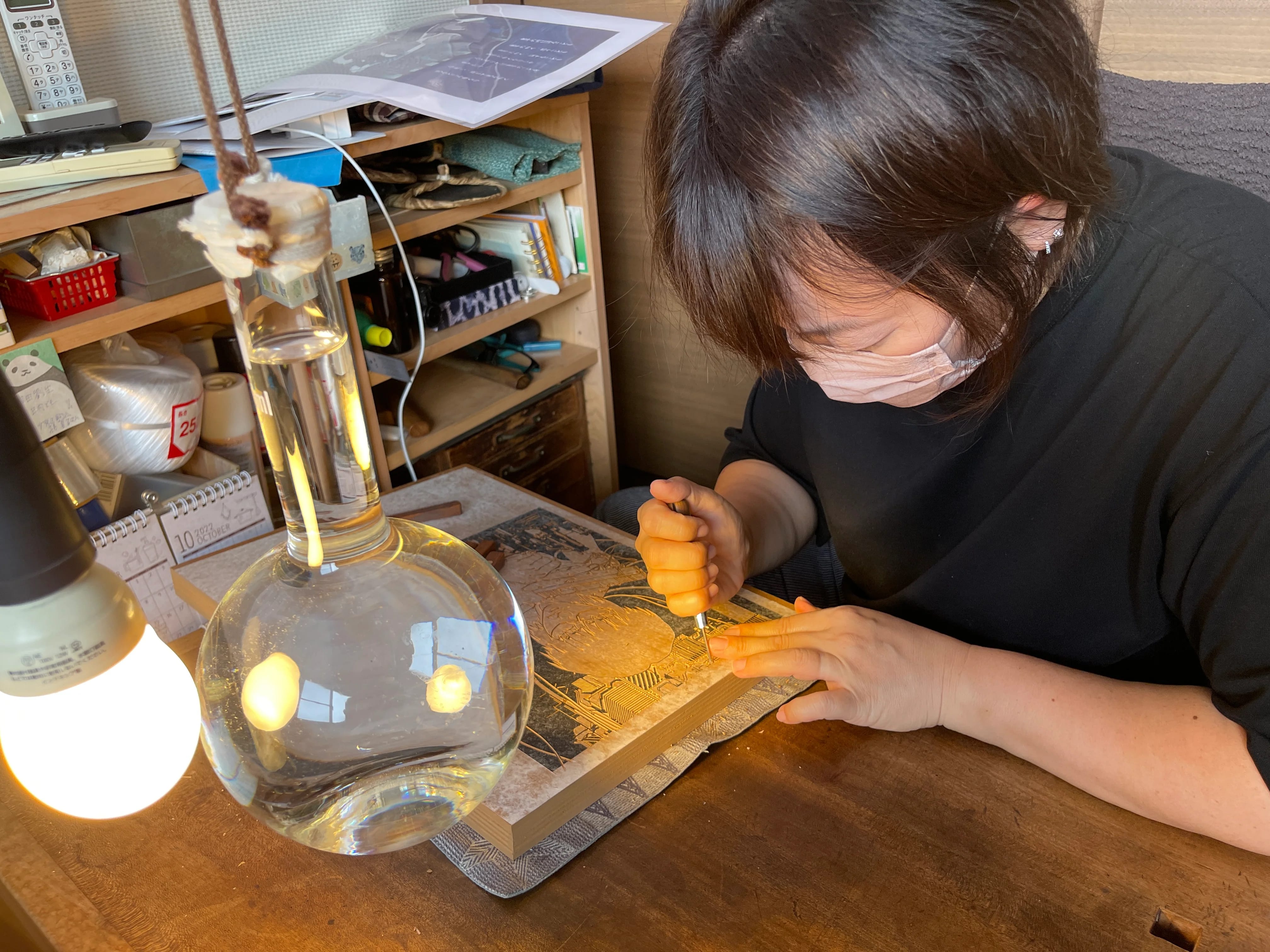 青春ブタ野郎』シリーズ」 浮世絵木版画 江ノ島青春之図 桜島麻衣