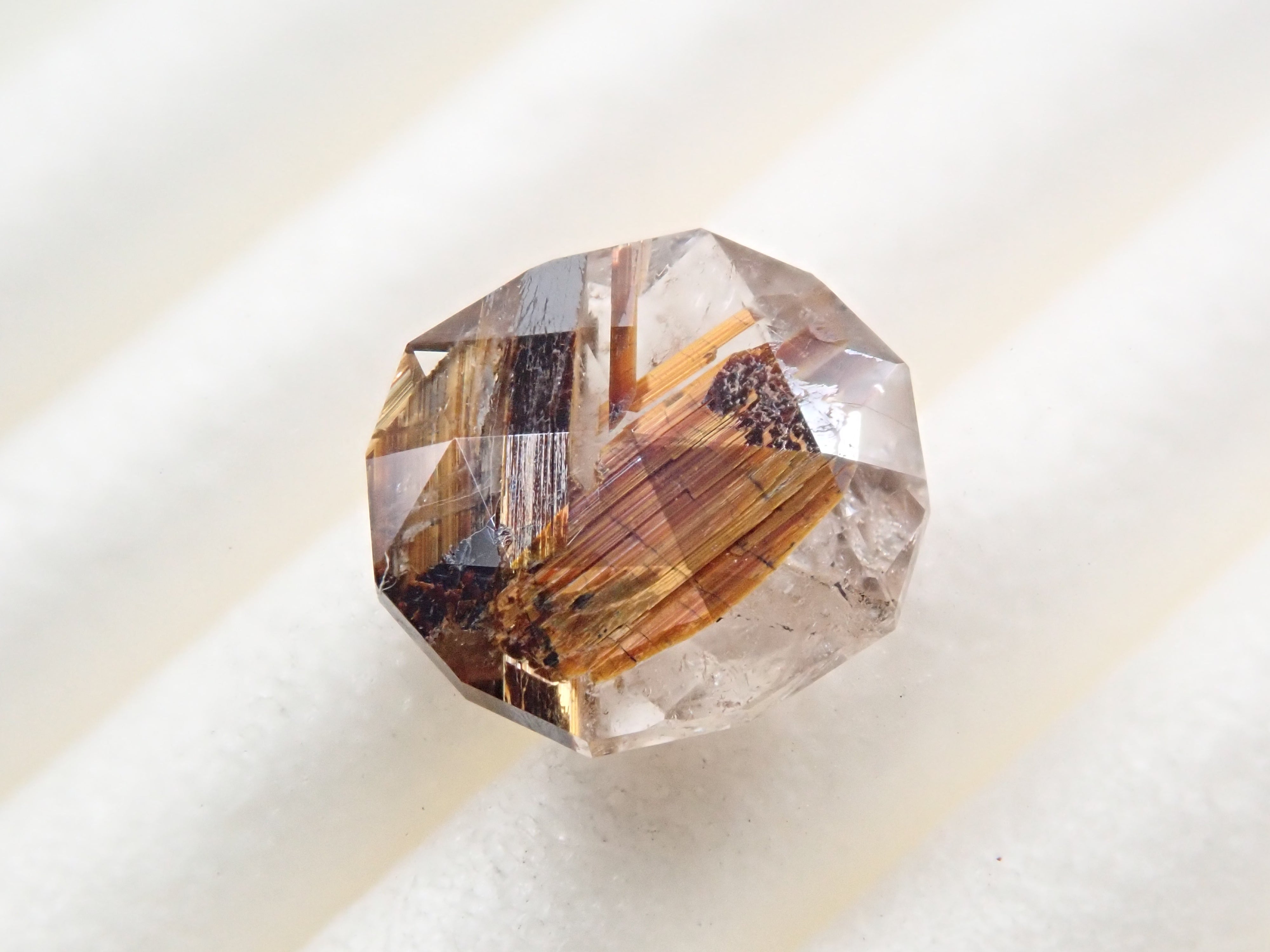 Copper rutilated quartz 1.165ct loose