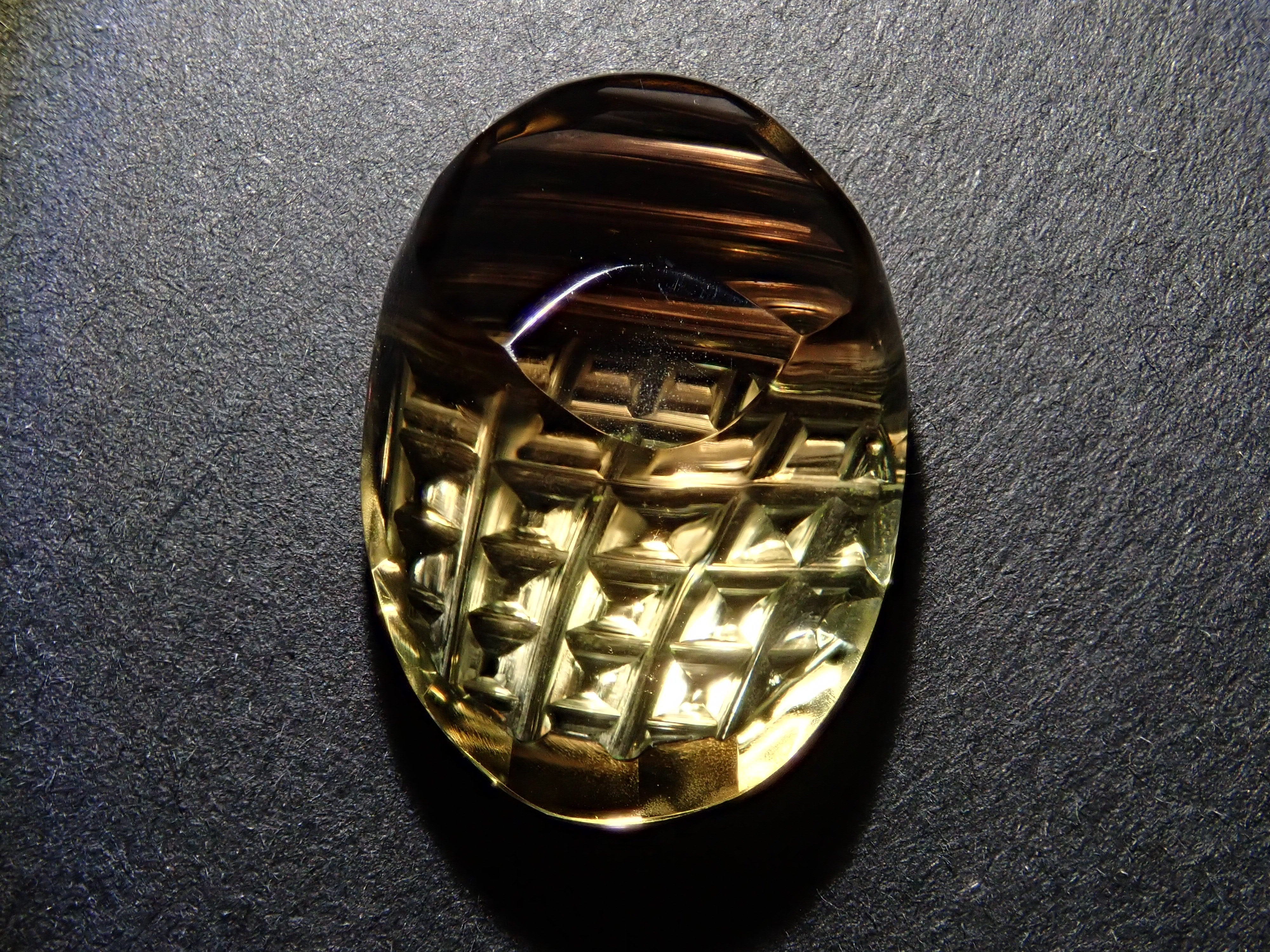 山本武氏】バイカラースモーキークォーツ 10.674ctルース