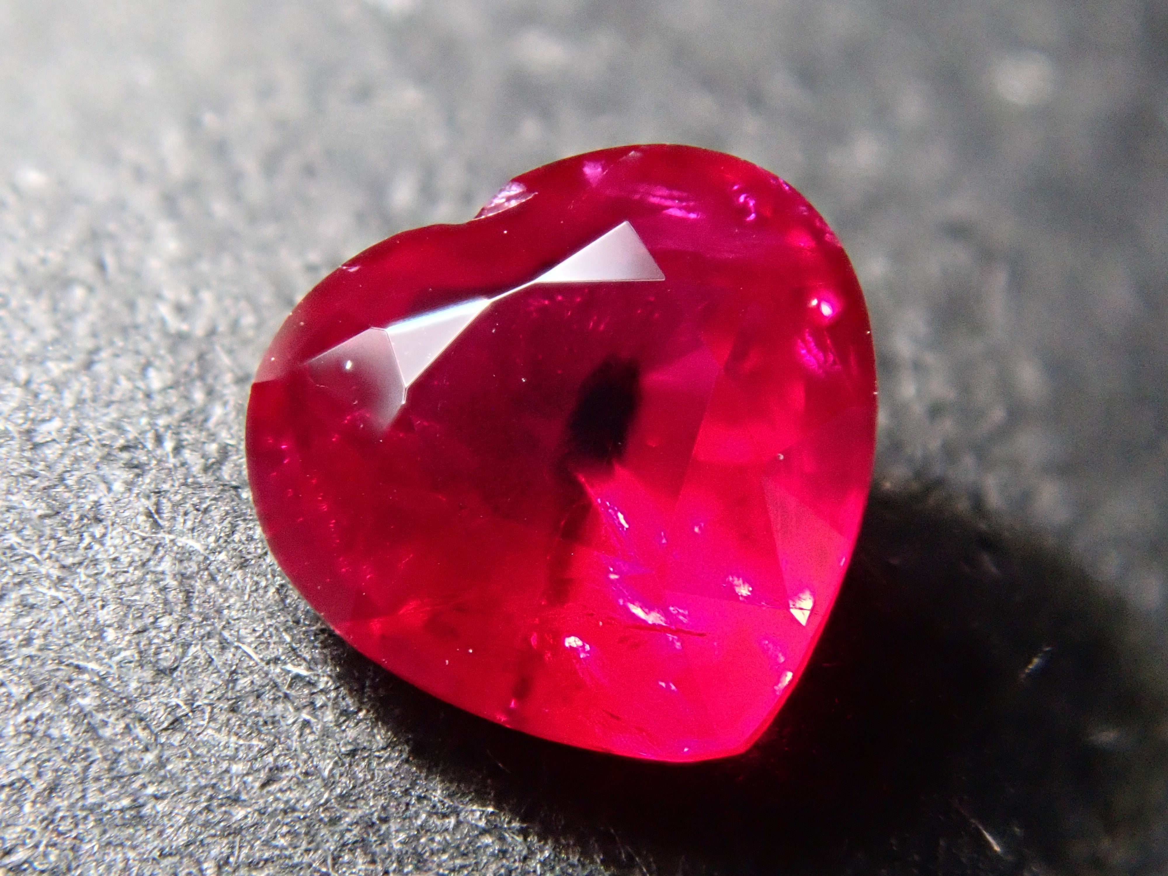 ミャンマー産非加熱ルビー 0.433ctルース 日独鑑