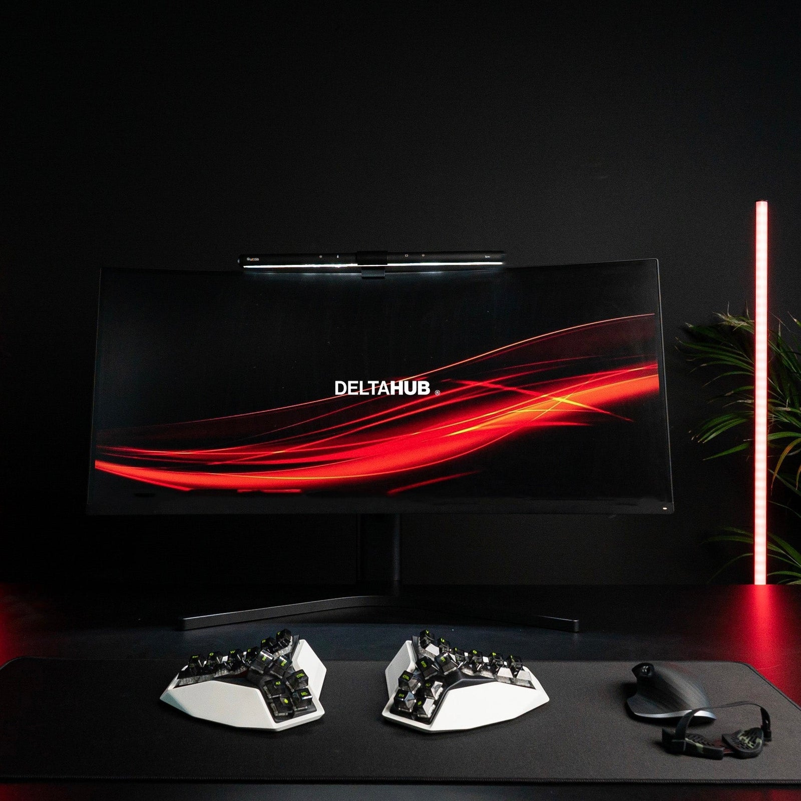 DELTAHUB Gaming Desk Pad Black デスクマット – kitcut plus