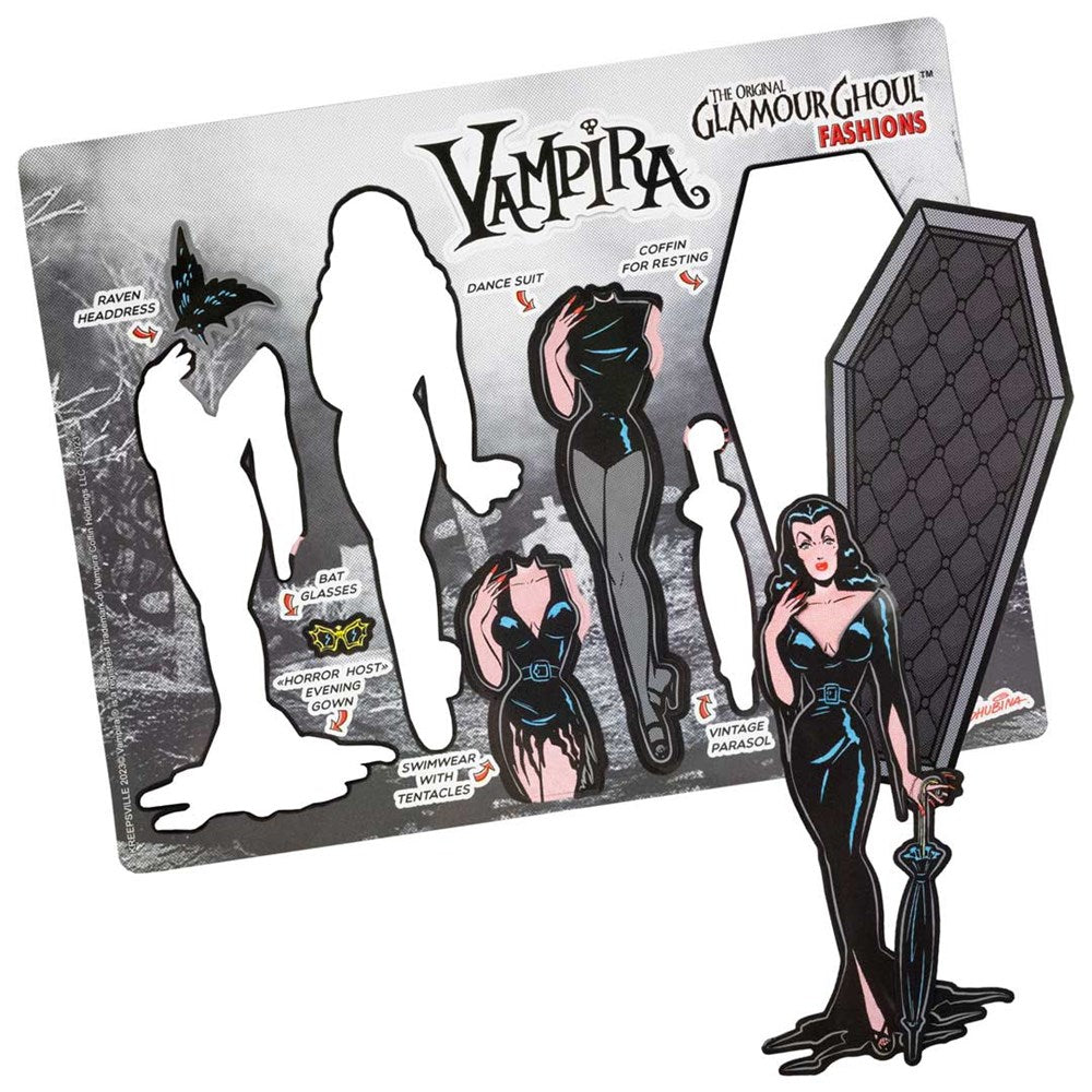 Vampira Glamour Ghoul Dress Up Magnet Set