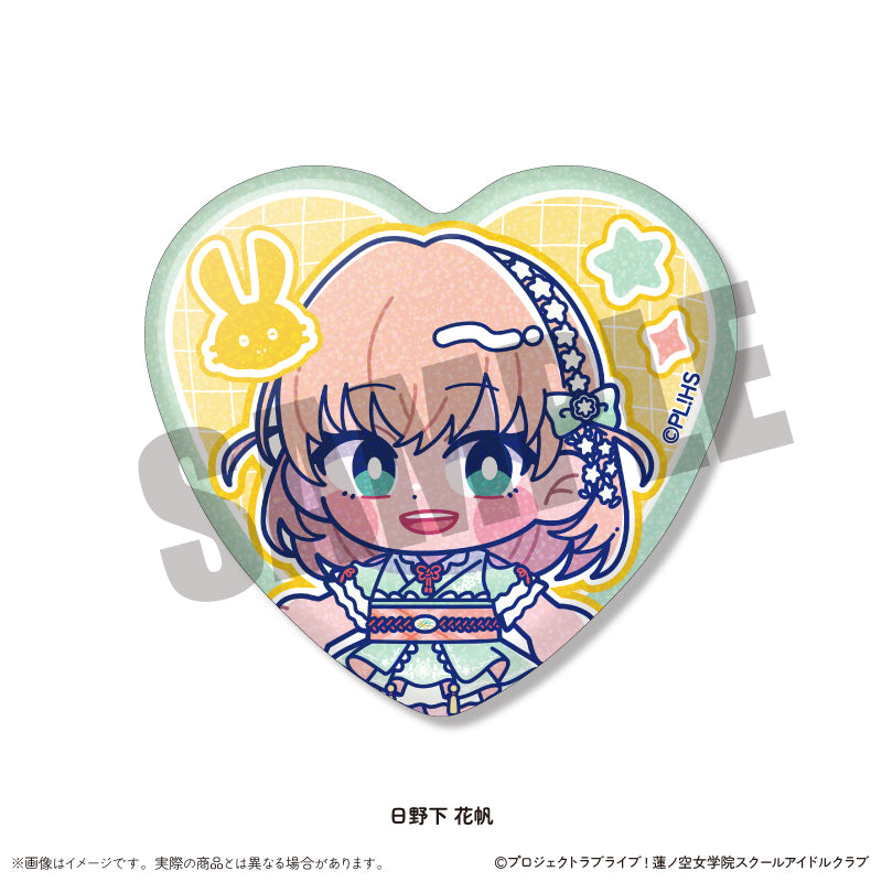南ことりc ハート形缶バッジ8個 ラブライブ 遊園地 袋1つ無し 南ことり