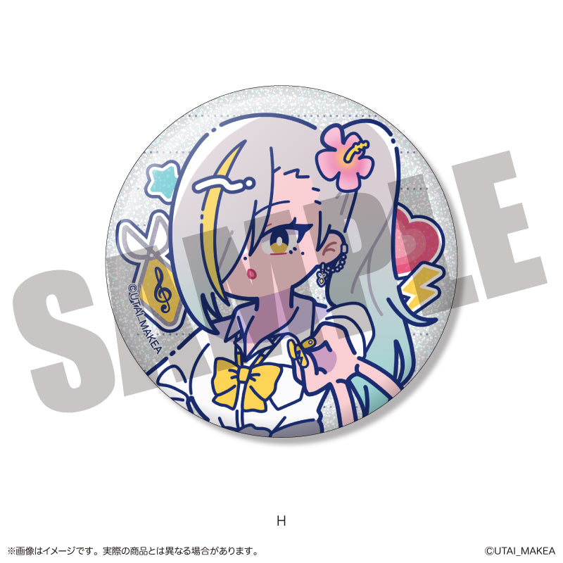 歌衣メイカ × にゅ〜とろ」ホログラム缶バッジ – MENEGI online store