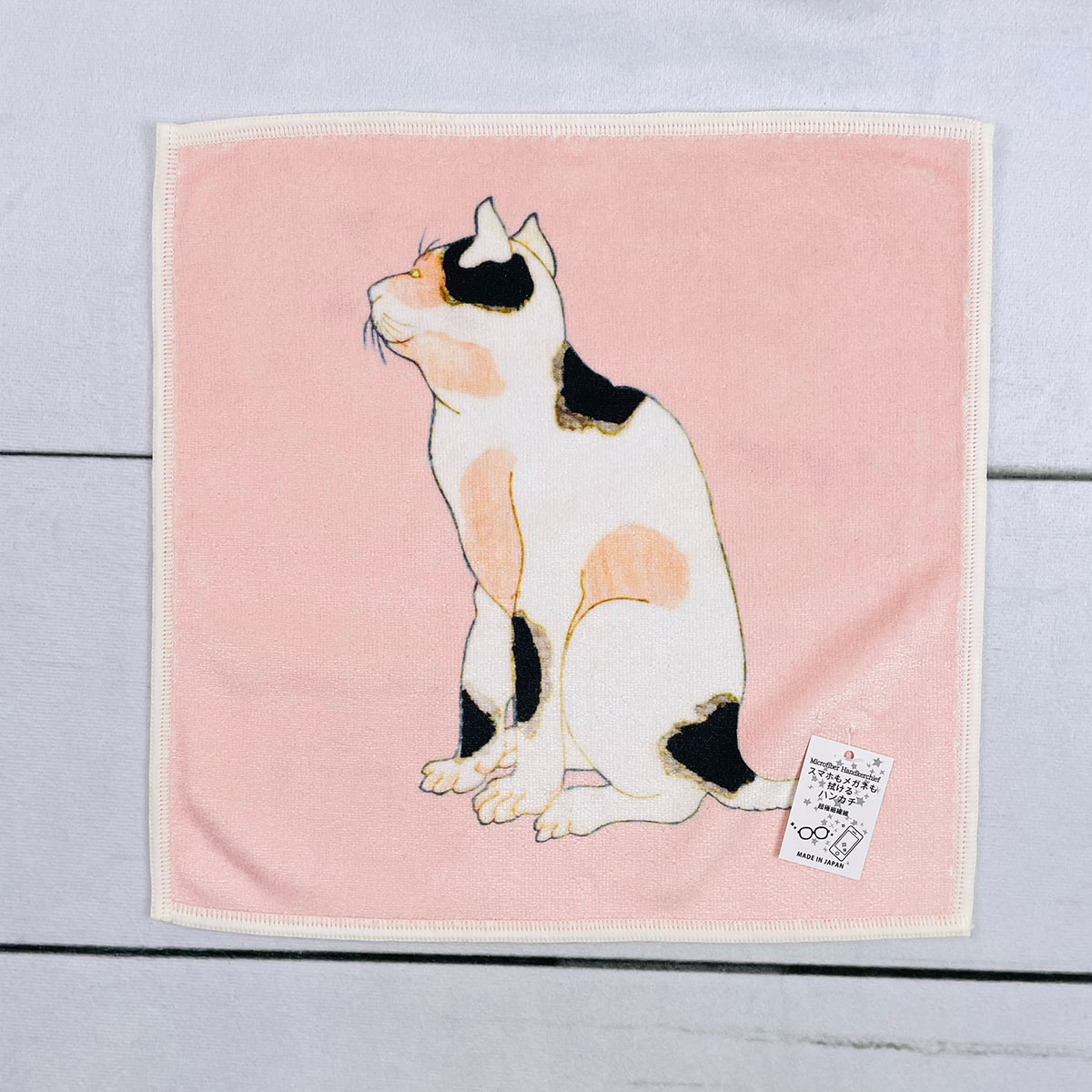 山本仁商店 国芳の浮世絵 マイクロファイバー 両面プリントハンカチ