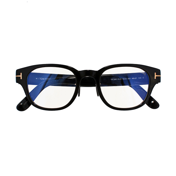 TOM FORD TF 5926DB デミーブラウンスクエアすメガネ。