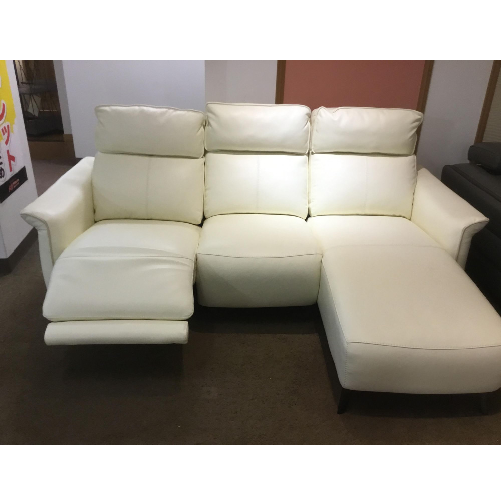 電動リクライニングカウチソファ RS-B5056-Y 2SL電動U+CR【おびひろ店