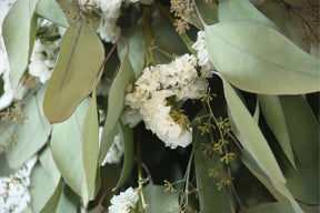 季節のドライフラワースワッグ ポポラスベリーとスターチス | SULK