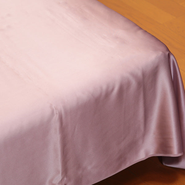シルク100％ シーツ シングル ベッドシーツ サテン 19匁 140cm×300cm